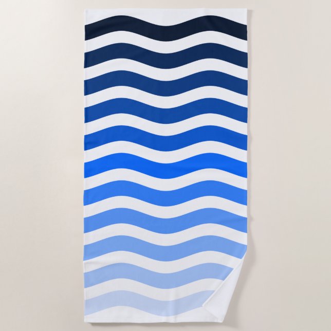 Wavy Stripes Strandtuch (Vorderseite)