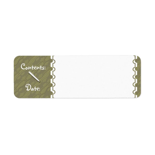 Wavy U Pick Color/Food & Storage Labels (Vorne)