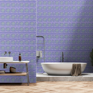 Wavy Waves Blue Small Repeat Tapete