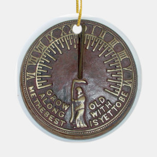 WAW ALT MIT MIR DAS BESTE IST NOCH ZU SEIN KERAMIK ORNAMENT