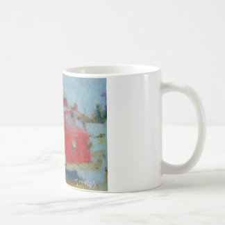 wawa altes Löschfahrzeug durch Hirsch Kaffeetasse