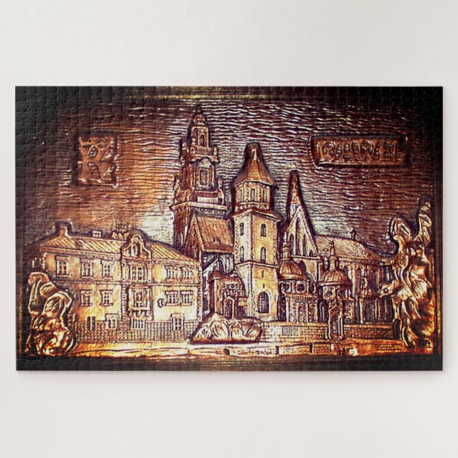 WAWEL CASTLE KRAKOW POLEN 7 PUZZLE (Horizontal)
