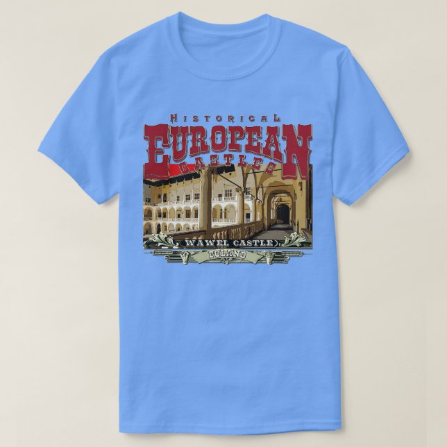Wawel Castle Poland T-Shirt (Design vorne)