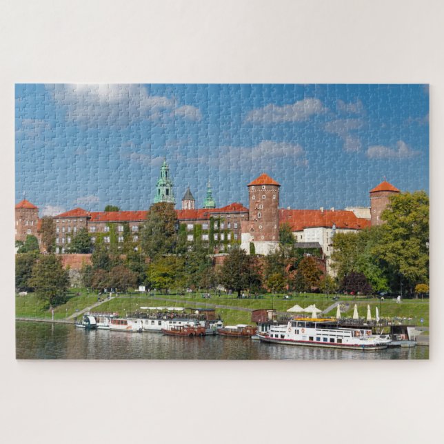 Wawel Castle Riverside View Puzzle (Horizontal)