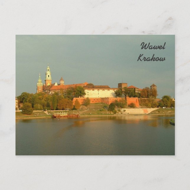 Wawel Postkarte (Vorderseite)