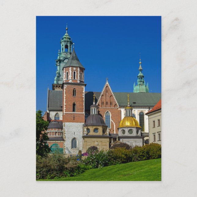 Wawel Royal Castle Krakau Polen Postcard Postkarte (Vorderseite)