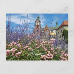 Wawel-Schloss, Europa, Polen, Krakau Postkarte