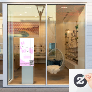 Wax mit Tiff Clear Window dec Fensteraufkleber