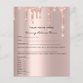 Waxe Liability Waiver Release Form Sparky Rose Flyer