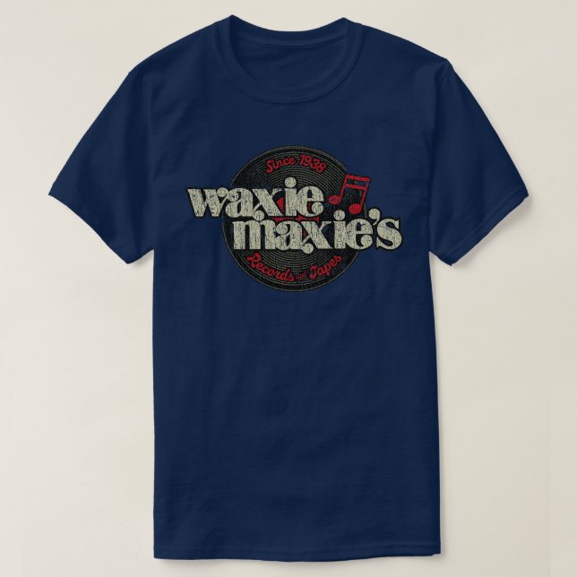 Waxie Maxies Platten & Bänder 1938 im Rekordspeich T-Shirt (Design vorne)