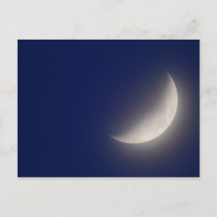 Waxing Crescent Moon Postkarte