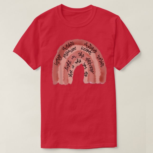 Way Maker Miracle Worker Promise Keeper Light Jesu T-Shirt (Design vorne)