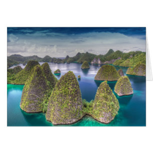 Wayag Island Landschaft, Indonesien