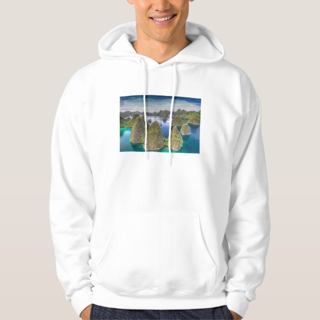 Wayag Island Landschaft, Indonesien Hoodie (Vorderseite)