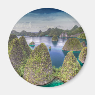 Wayag Island Landschaft, Indonesien Magnet