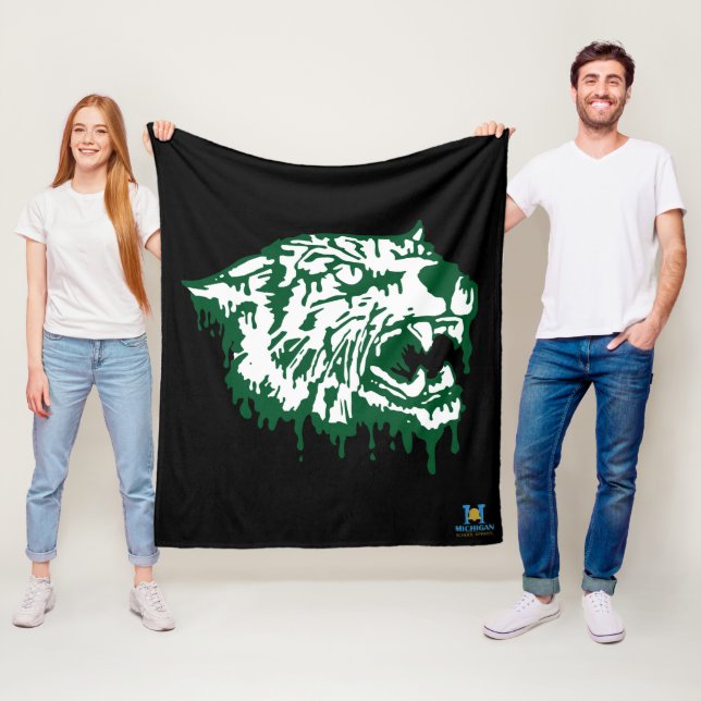 Wayland Gewerkschaft Wildcats #6 Fleecedecke (Beispiel)