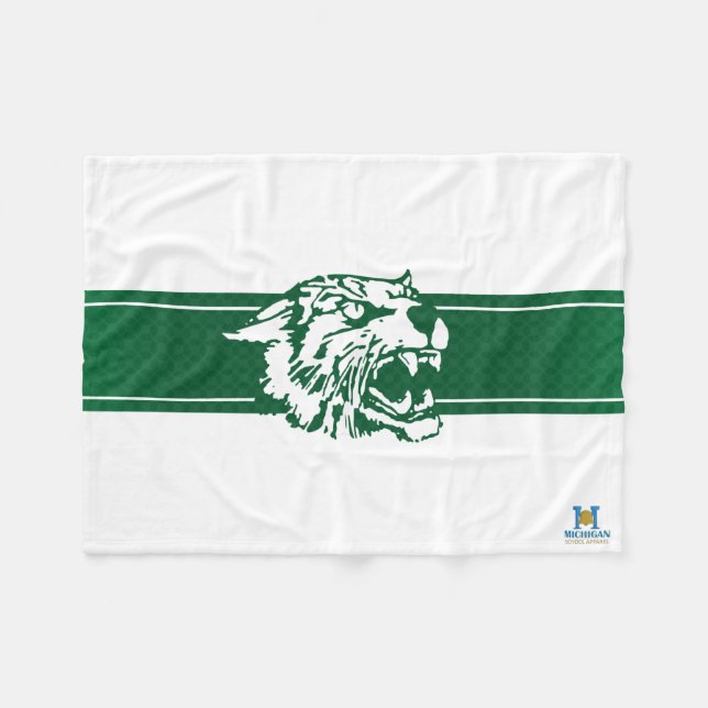 Wayland Gewerkschaft Wildcats #7 Fleecedecke (Vorderseite (Horizontal))