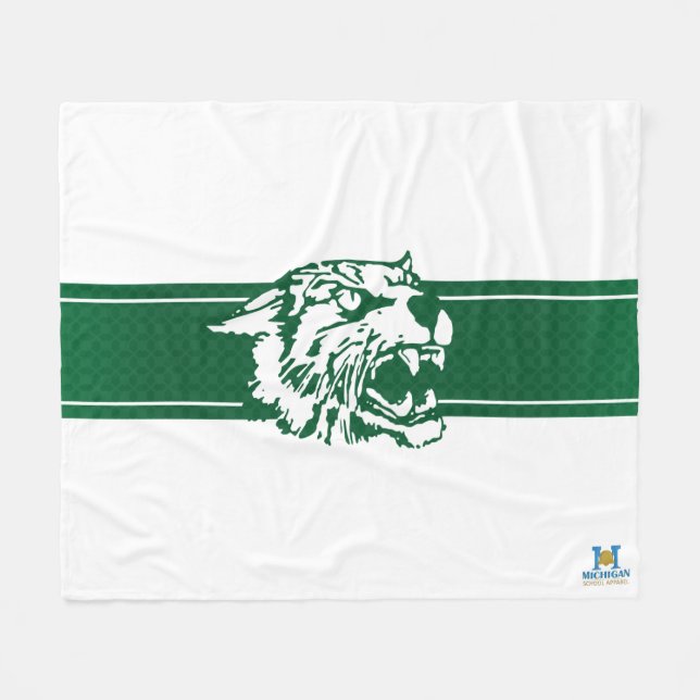 Wayland Gewerkschaft Wildcats #7 Fleecedecke (Vorderseite (Horizontal))