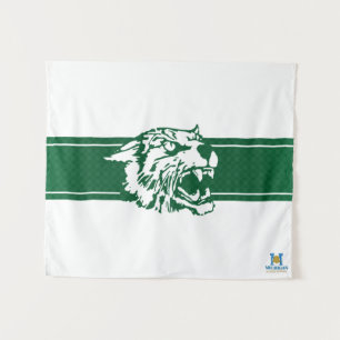 Wayland Gewerkschaft Wildcats #7 Wandteppich