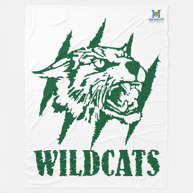 Wayland Gewerkschaft Wildcats #9 Fleecedecke (Vorderseite)