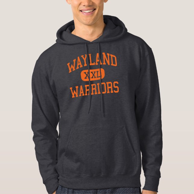 Wayland - Krieger - hoch - Wayland Massachusetts Hoodie (Vorderseite)