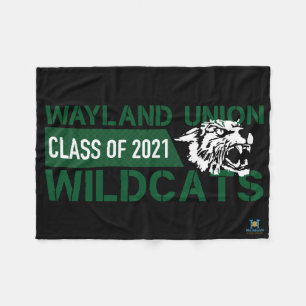Wayland Union Wildcats #3 Fleecedecke