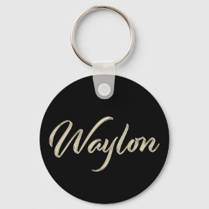 Waylon Button Name Schlüsselger Schlüsselanhänger