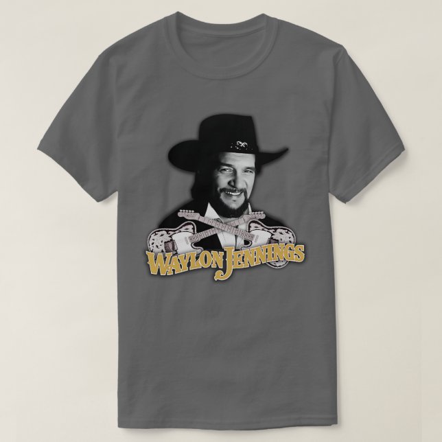 Waylon Jennings Ramblin Man 2 T-Shirt (Design vorne)