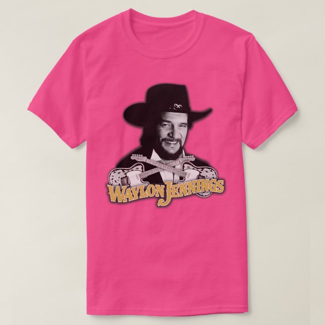 Waylon Jennings Ramblin Man 2 T-Shirt (Design vorne)