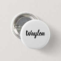Waylon Name in kurvenreicher Schrift,