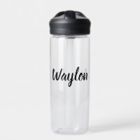Waylon Name in kurvenreicher Schrift,