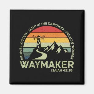 Waymaker Christliche Typografie Inspirierende Bibe Magnet