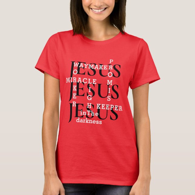 Waymaker Jesus T-Shirt (Vorderseite)
