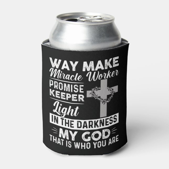 Waymaker Miracle Worker Promise Keeper Light Jesus Dosenkühler (Kanne Vorderseite)
