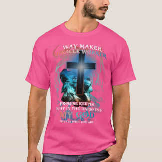 Waymaker Miracle Worker Promise Keeper Light Jesus T-Shirt