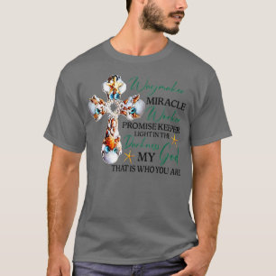 Waymaker Miracle Worker Promise Keeper Seashells C T-Shirt