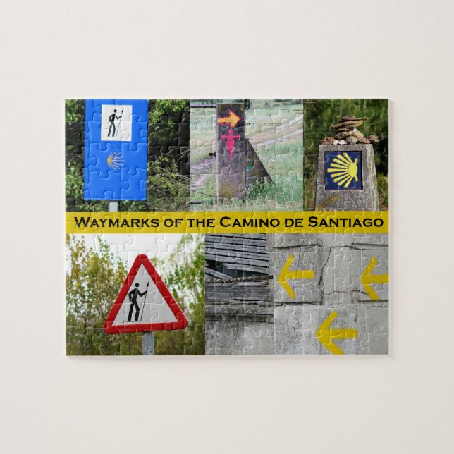 Waymarks des Camino Puzzlespiels Puzzle (Horizontal)