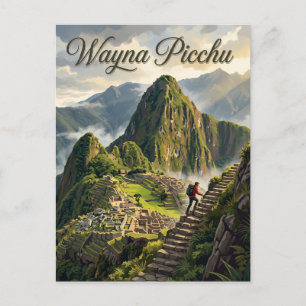 Wayna Picchu Peru Postkarte