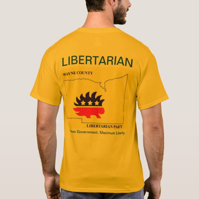 Wayne County Liberalist-Party T-Shirt (Rückseite)