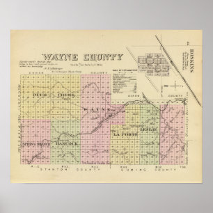 Wayne County, Nebraska Poster