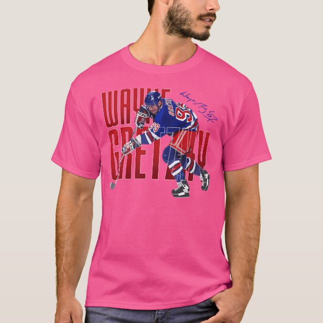 Wayne Gretzky Hockey Player T-Shirt (Vorderseite)
