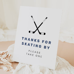 WAYNE Hockey-Sport Geburtstagsgeschenke Sockelschild