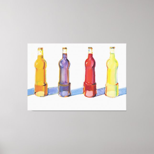Wayne Thiebaud art style Leinwanddruck (Vorderseite)