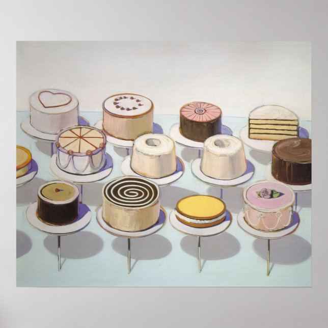 wayne thiebaud - kuchen 1963 poster (Vorne)