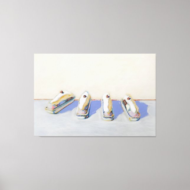 Wayne Thiebaud Kunst Leinwanddruck (Vorderseite)
