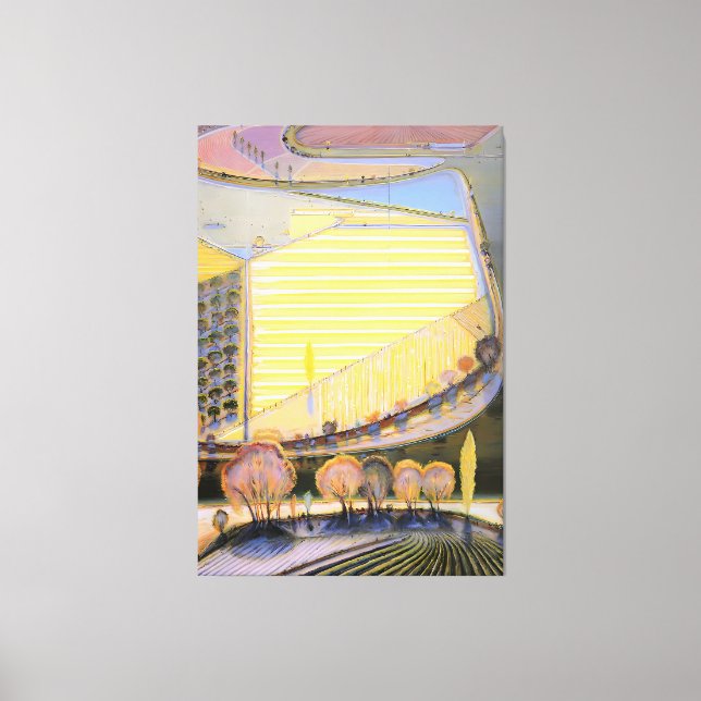 Wayne Thiebaud Kunststil Leinwanddruck (Vorderseite)