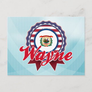 Wayne, WV Postkarte