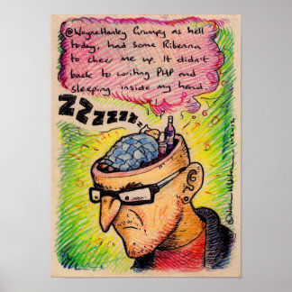 @WayneHanley irkafirka print Poster