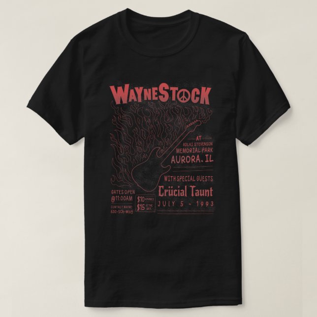 Waynestock Classic T - Shirt (Design vorne)