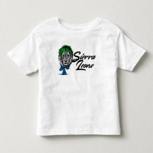 WAYout Arts Freetown Sierra Leone Flag Lion Kleinkind T-shirt